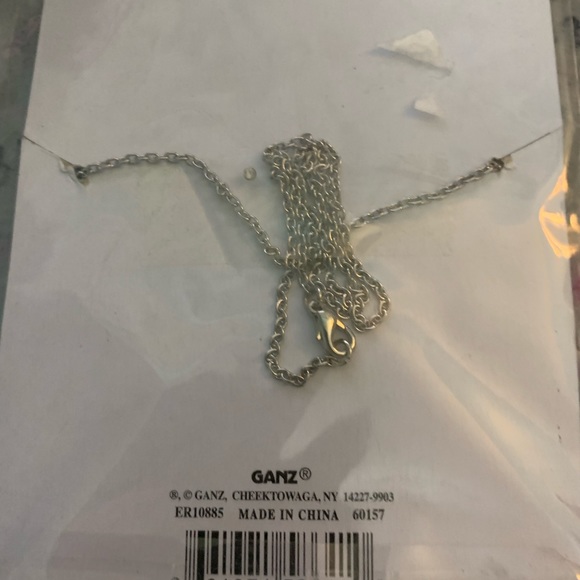 Ganz Womens Letter P Initial Alphabet Sweetheart Silver Tone Necklace - Picture 4 of 4